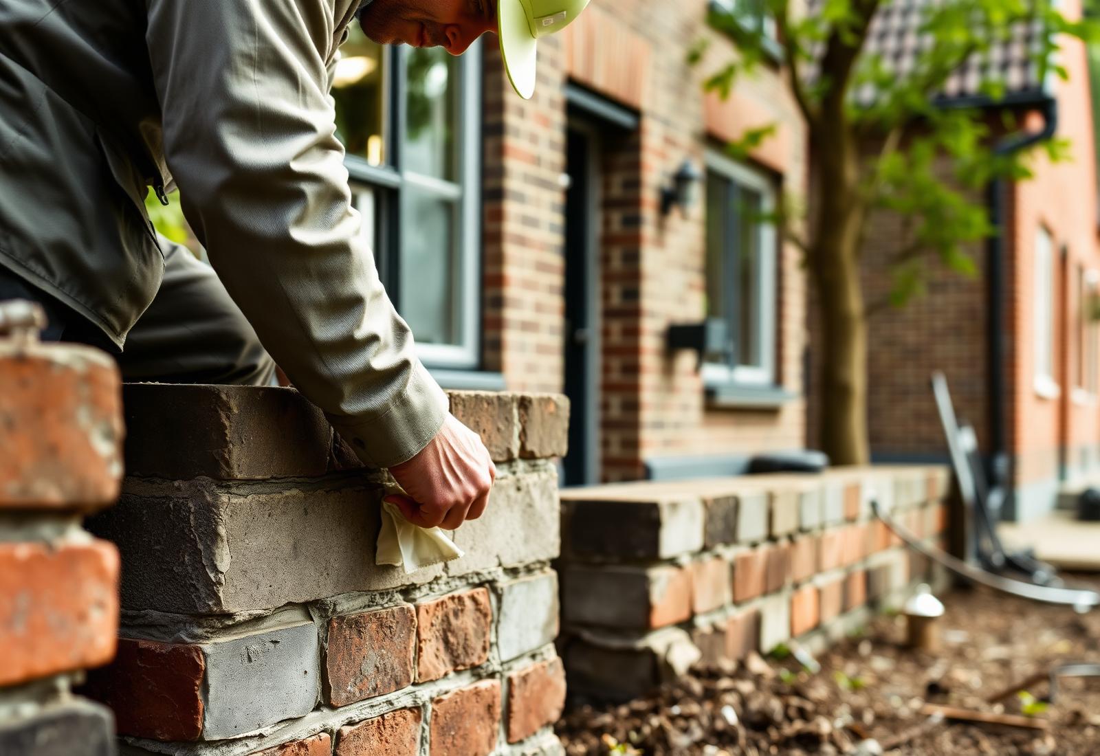 Gevel van een Nederlandse woning